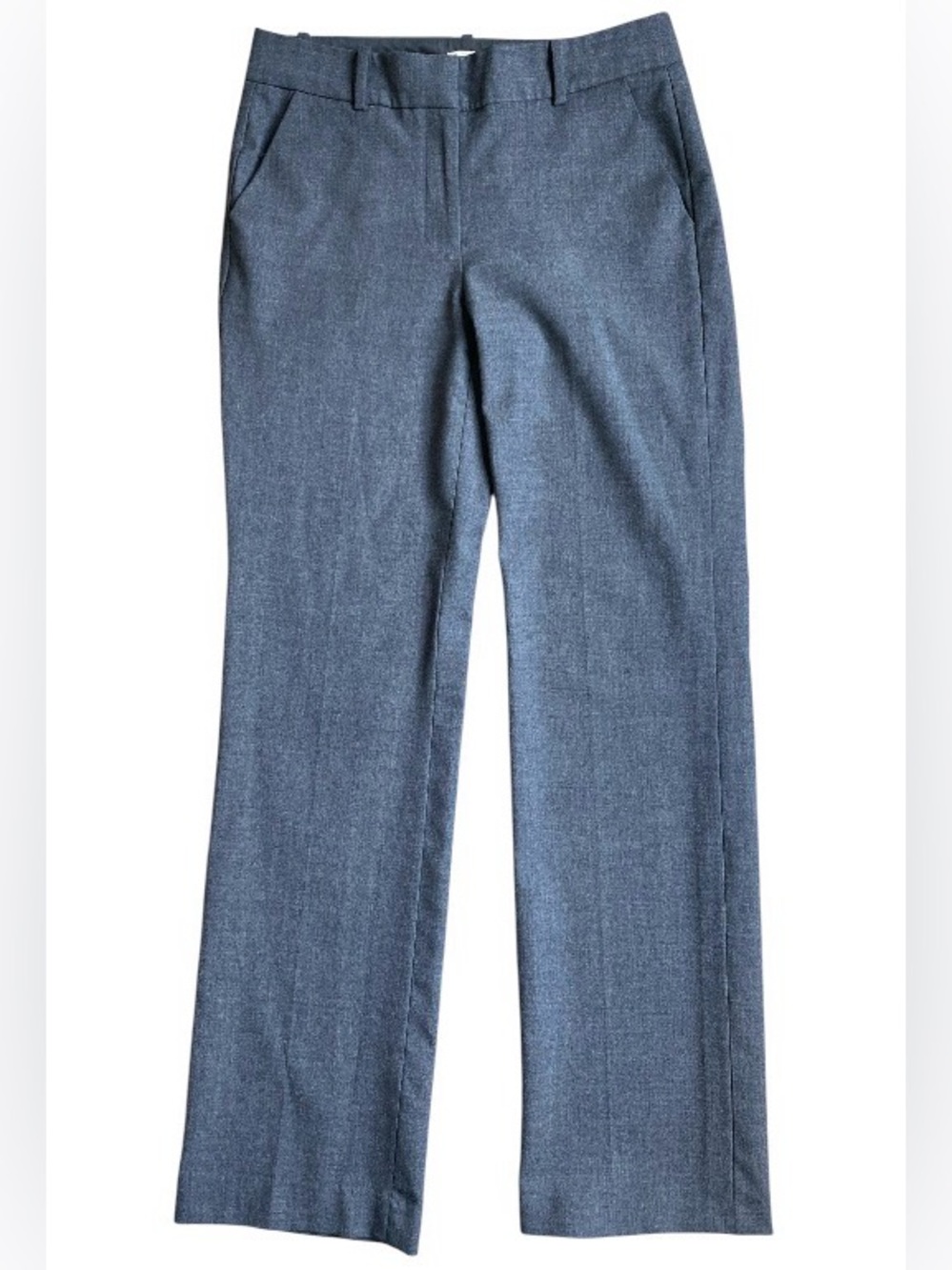 J.Crew Stretch Gray Wool Blend Trouser Pants Size 2 Career Office Work
